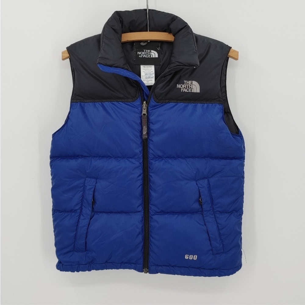 The North Face Blue Puffer Vest Coat Extra Small